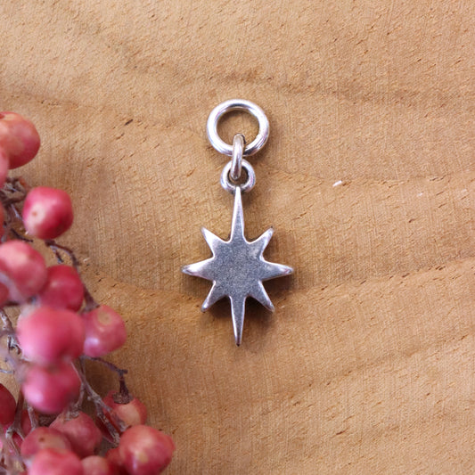 Earring clasp sparkle - silver