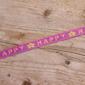 Lint happy paars-roze-geel