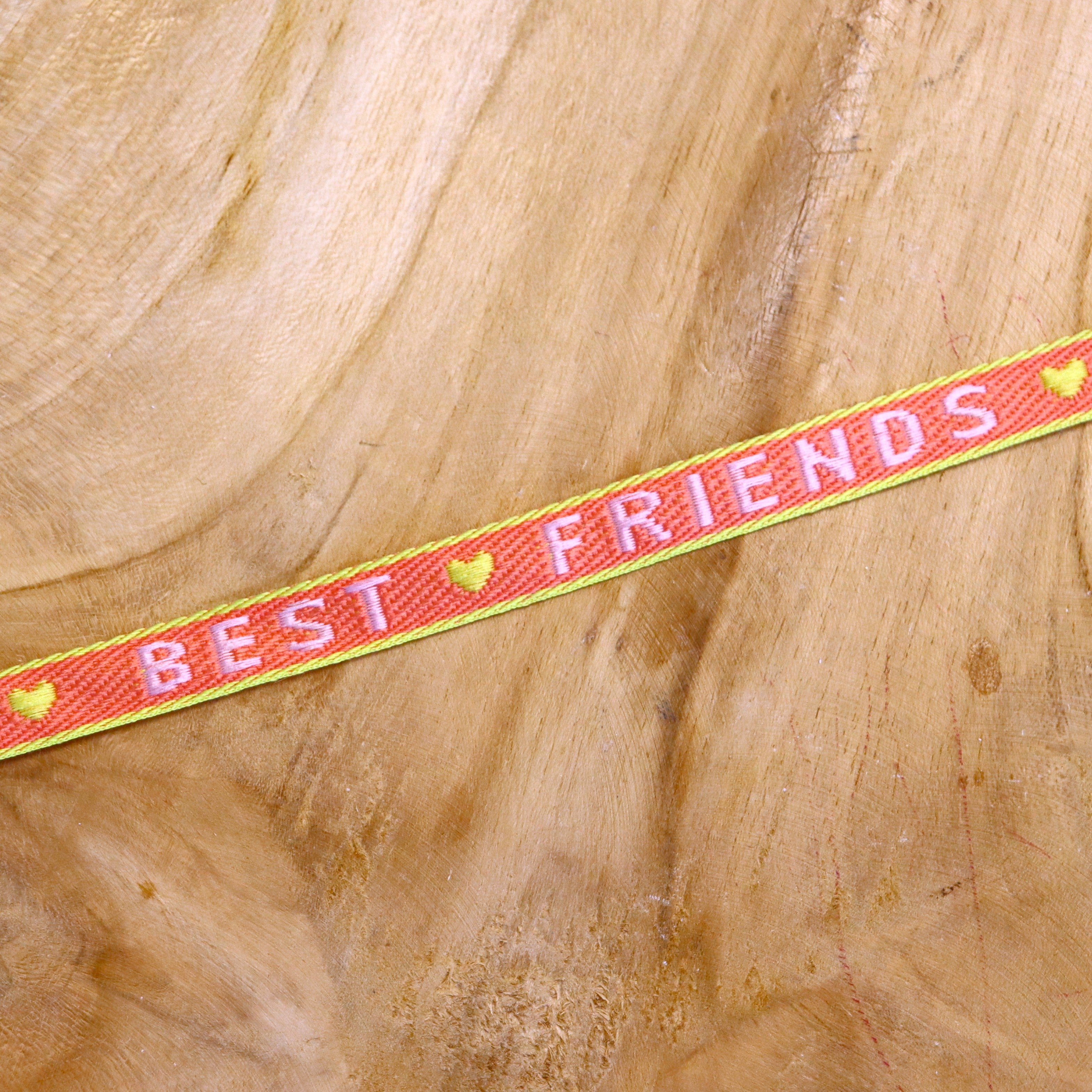 Ribbon best friends pink-green