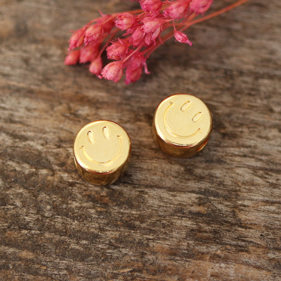 Perle DQ GOLD großer Smiley