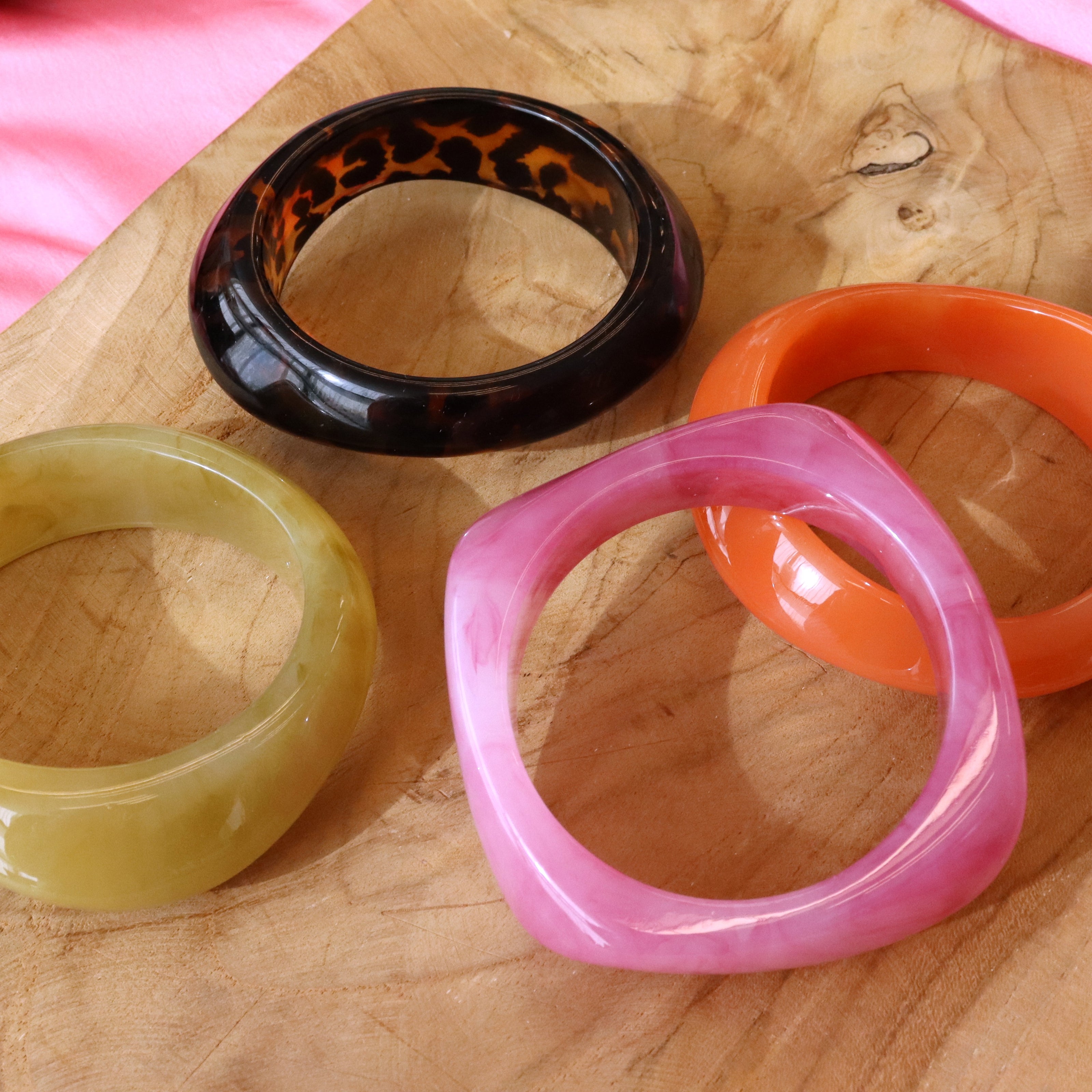 Bangle armband - oranje
