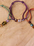 Satinarmband mit Glasperlen