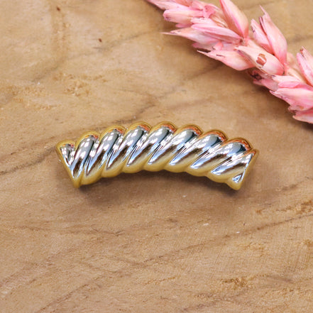 Acryl tube twisted - goud