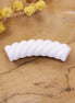 Acryl tube twisted - crème