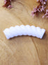 Acryl tube twisted - wit