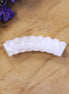 Acryl tube twisted - transparant wit