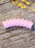 Acryl tube twisted - lichtroze
