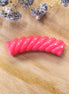 Acryl tube twisted - neon roze