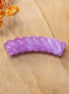 Acryl tube twisted - transparant lila