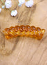 Acryl tube twisted - topaz