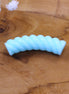 Acryl tube twisted - lichtblauw