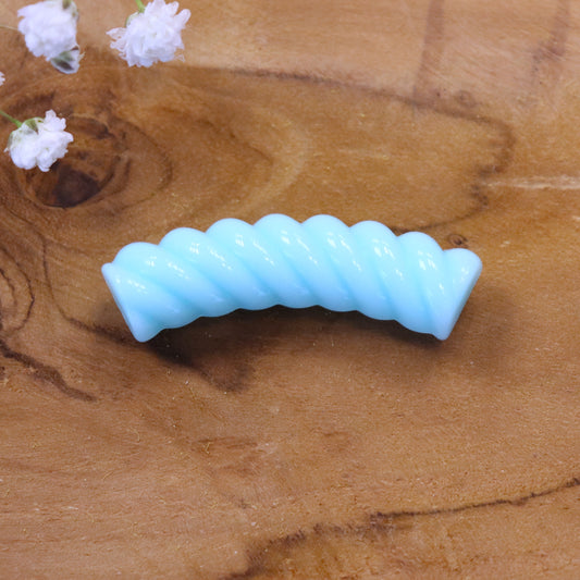 Acrylrohr gedreht - hellblau