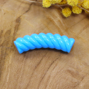 Acryl tube twisted - blauw