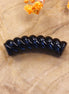 Acryl tube twisted - zwart