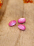 Roze schelpkraal ovaal