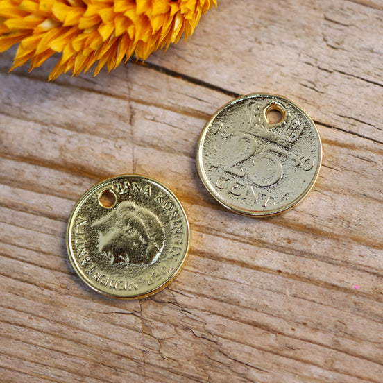 DQ GOLD Anhänger - 25 Cent