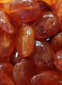 Acryl kraal ovaal - amber