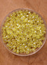 Rondel facetkralen 2x3 mm - Yellow