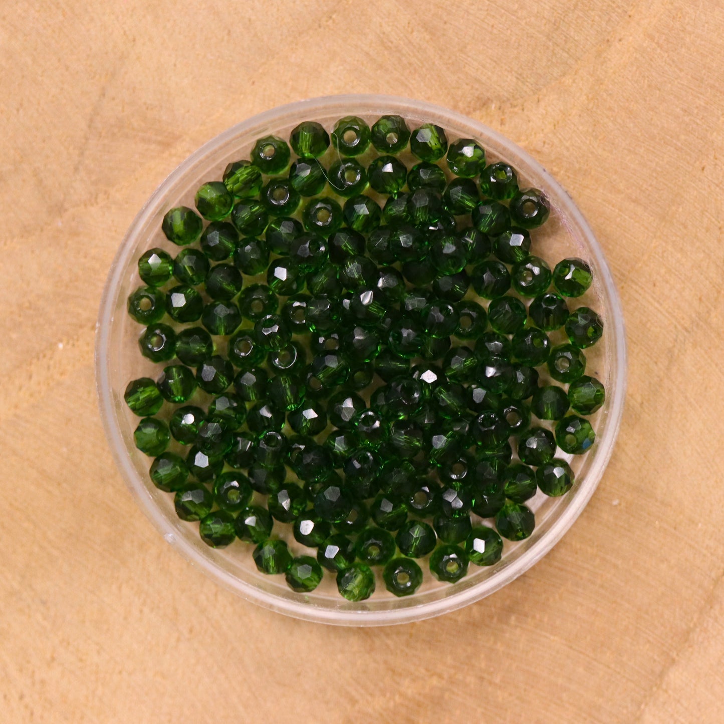 Rondelle Facettenperlen 2x3 mm Crystal light aqua