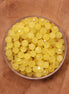 Rondel facetkralen 3x4 mm - Canary yellow