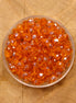 Rondel facetkralen 3x4 mm - Orange