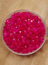 Rondel facetkralen 3x4 mm - Fuchsia