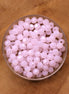 Rondel facetkralen 3x4 mm - Powder pink