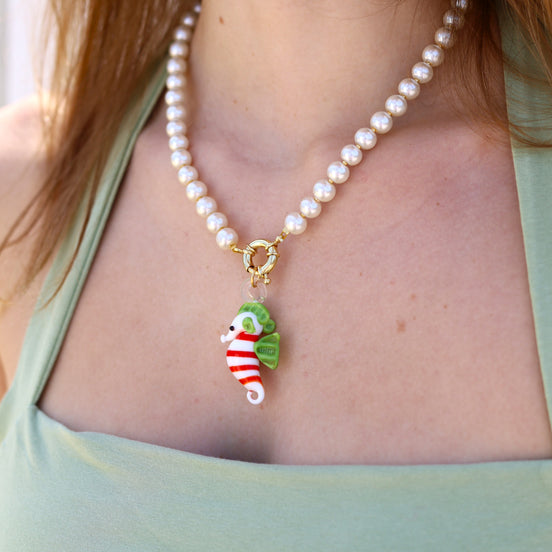 Kettingbedel - glazen zeepaard