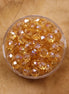 Rondelle Facettperlen 4x6 mm - Champagner