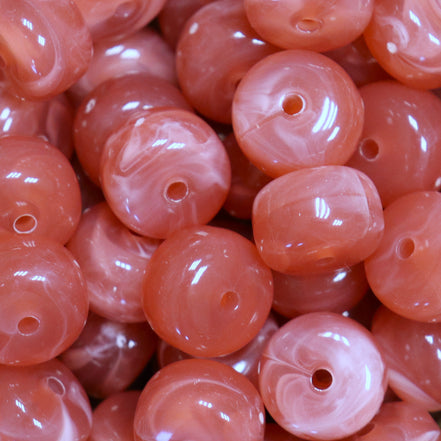 Rondellen disc acryl kraal - cherry