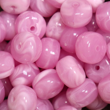 Rondellen disc acryl kraal - lila