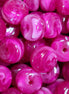 Rondellen disc acryl kraal - fuchsia