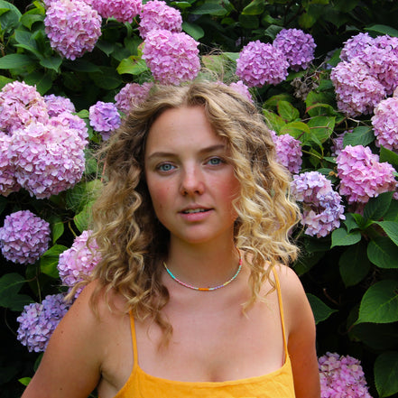 Kralenketting Miyuki - pastelkleuren zilver