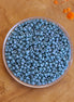 MR11-4702 Opaque glazed frosted rainbow peacock 10 gram