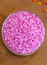 MR11-644 Silverlined dyed alabaster hot pink 10 grams