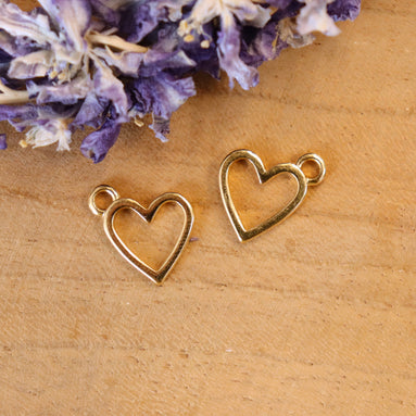 Bedel DQ GOUD open hartje