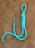 Sleutelhanger paracord - turquoise