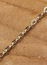 Jasseron schakelketting 50 cm - plat ovaal goud