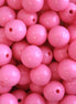 Ronde acryl kraal - roze