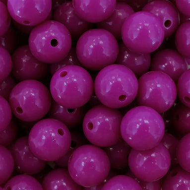Ronde acryl kraal - paars