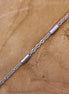 Jasseron schakelketting 50 cm - met tubes zilver
