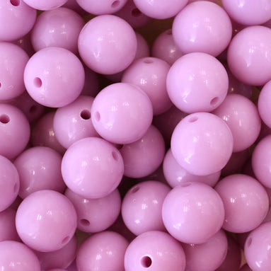 Ronde acryl kraal - lila