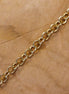 Jasseron schakelketting 50 cm - rond goud