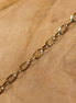 Jasseron schakelketting 50 cm - paperclip goud