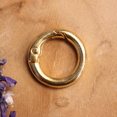 Sleutelhanger DQ GOUD rond