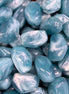 Nugget-Acrylperle - Hellblau