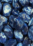 Nugget acryl kraal - navy blauw