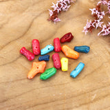Oceaan bamboe kralen 30 stuks - multicolor