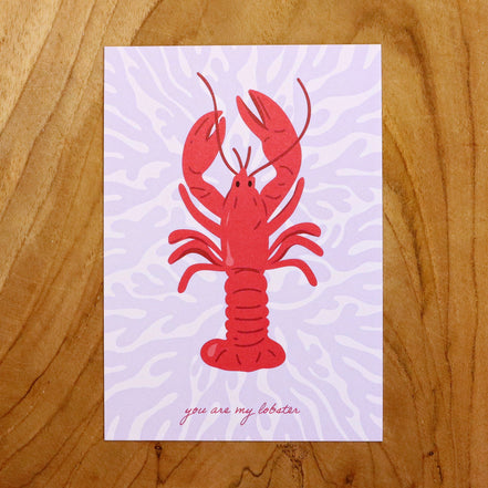 Kaart - you are my lobster
