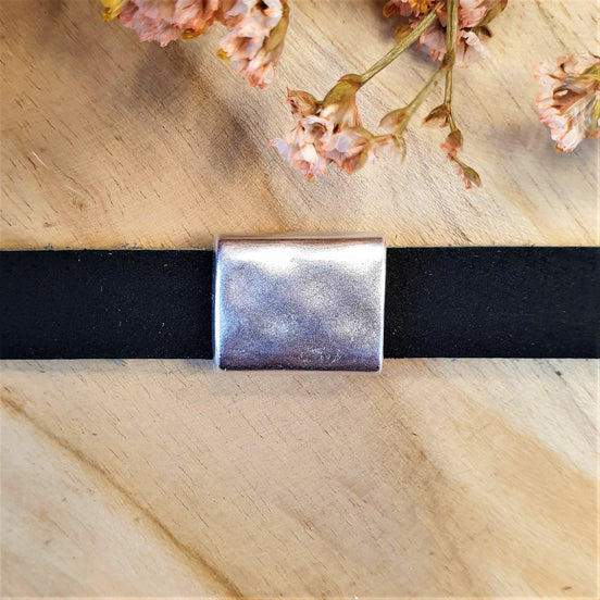 Slider 10 mm DQ Metall Hammerschlag